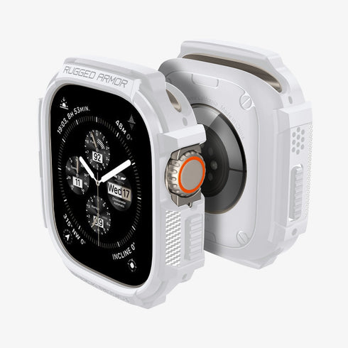 ACS05456 - Apple Watch Series (Apple Watch (49mm)) in matte black showing the front
